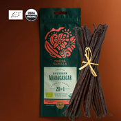 Gousses de vanille bio de Madagascar Gourmet (14-18 cm)